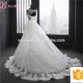 Long Sleeve Cathedral Train Victorian Lace Wedding Dress Bridal Gown 2017